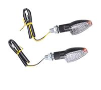 Moto Indicateurs Lot de 2 Clignotants universels pour Moto, 14 lumières, 12 V, Clignotants arrière, Accessoires d'assemblage