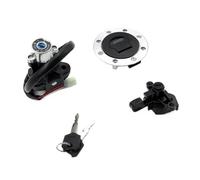 moto Interrupteur allumage démarreur Interrupteur d'allumage et bouchon de réservoir de carburant motos pour GSF600 Bandit 1995-2004 GSF1200 Bandit 1997-2005 GSF 600 et 1200