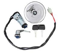 moto Interrupteur allumage démarreur Serrure contacteur d'allumage moto couvercle bouchon réservoir carburant serrures poignée pour CBF125 2009-2013 35010-KWF-950