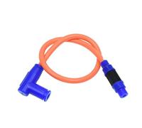 Moto Interrupteur Clé Contact Bobine D'allumage Universelle Pour Moto Bougie D'allumage Câble D'alimentation En Iridium Kart VTT Motocross(Orange)