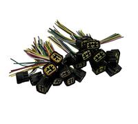 Moto Interrupteur Clé Contact Connecteur D'allumage CDI 8 Broches 6 Broches Pour Moto Et Vélo Pour(12 pcs 6-ping)