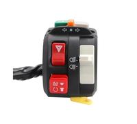 Moto Interrupteur Marche/Arrêt Guidon Interrupteur De Moto 7/8" 22 Mm, Bouton De Klaxon, Clignotant, Feu De Brouillard, Démarrage, Contrôleur De Guidon, Poignée De Lumière Chauffante