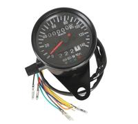 Moto Jauge Compteur Indicateur de rétroéclairage universel avec signal lumineux LED 12 V Tachymètre moto Jauge compteur kilométrique