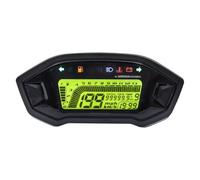 Moto Jauge Compteur Tachymètre numérique de Moto 13000 TR/Min Compteur Vitesse électronique réglable kilométrique Tableau Bord Moteur Panneau d'instrumentation