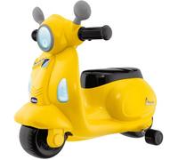 Moto Jouet Chicco Vespa pour Enfants - Panneau Électronique Lumières et Sons Jaune