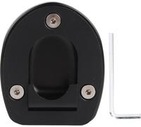 Moto -Kickstand Pad Side Stand plaque d'agrandissement pour Vespa GTS 250 300 2013-2019Black