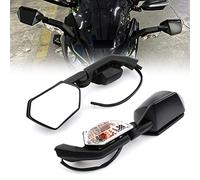 Moto L&E&D Clignotants Vue Arrière Rétroviseurs Latéraux pour pour Ninja ZX10R 2008 2009 2010 2011 ZX6R 2005 2006 2007
