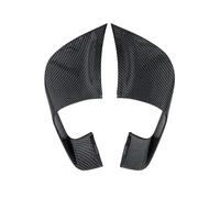 Moto latéral carénage aileron Kit De Carénage Aile Fixe pour Yamaha YZF-R7 2021 - 2023, Peinture en Carbone ABS, Ailes Aérodynamiques, Becquet D'aile(Matte Carbon Paint)