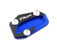 Moto Latérale Plaque De Béquille Latérale Pour Moto Pour Yamaha Pour Tech Pour Max TMAX560 T-MAX560 TMAX 560 SX DX Rallonge, Bouchons Valve Extension De Béquille Latérale(Bleu)