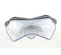 Moto Led Stop & Feu Arrière avec Intégré Clignotants pour Kawasaki 2003-2004 ZX-6R/636, 2003-2006 Z1000; 2004-2005-2006 Z750 (Transparent)