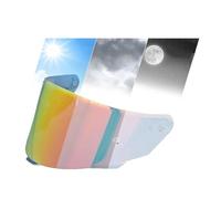 Moto Lentilles de visière photochromiques for casque de moto KYT TT Course, pare-brise, protection solaire, accessoires for casques TTC, haute résistance (rouge photochromique)(Photochromic Red)