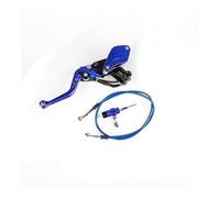 Moto Levier d'embrayage Frein Levier De Frein Et d'embrayage Hydraulique Double pour Moto, 7/8 Pouces, Maître-Cylindre, Levier Réservoir Adapté À 50cc-300cc, Protecteur Levier d'embrayage Frein