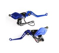 Moto Levier d'embrayage Frein Levier De Frein Et d'embrayage Hydraulique Double pour Moto, 7/8 Pouces, Maître-Cylindre, Levier Réservoir Adapté À 50cc-300cc, Protecteur Levier d'embrayage Frein