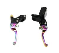 Moto Levier d'embrayage Leviers Universels De Réservoir De Maître-Cylindre d'embrayage De Frein De Moto De 7/8 Pouces pour Le Protecteur De Poignée De Levier De Frein De Moto