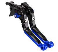 Moto Leviers d'embrayage Compatible Avec Yamaha Pour XSR900 Pour XSR700 2016-2024, Poignées De Commande Réglables, Levier De Frein, Embrayage, Levier Télescopique Pliable(Black-Blue)