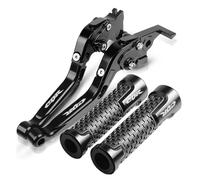 Moto Leviers d'embrayage de Frein Pour Hon@&da CBR600 1991 1992 1993 1994 1995 1996 1997 1998 CBR600 Poignées De Levier D'embrayage De Frein Pliables Réglables Pour Moto(W Style color)