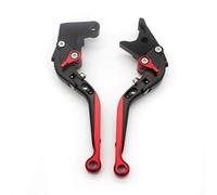 Moto Leviers d'embrayage Frein pour Ducati pour Desert X pour DesertX 2022 2023 2024 Levier d'embrayage Frein Moto Pliable Et Extensible CNC Levier d'embrayage Frein(Red)