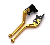 Moto Leviers D'embrayage Frein Pour Ducati Pour Monster 1200 2014-2018 1100 M1100 2009-2013 1198 999 749 S/R 848 Pour EVO Pour S4RS 1098 Leviers De Frein Et D'embrayage Tricolores(Long gold)