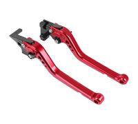 Moto Leviers D'embrayage Frein Pour MT125 Pour MT-125 Pour MT 125 2014-2021 Leviers Frein Et D'embrayage Réglables CNC Courts Longs Poignées Levier Guidon Accessoires Moto(Long red)