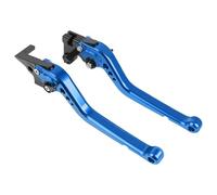 Moto Leviers D'embrayage Frein Pour MT125 Pour MT-125 Pour MT 125 2014-2021 Leviers Frein Et D'embrayage Réglables CNC Courts Longs Poignées Levier Guidon Accessoires Moto(Long blue)