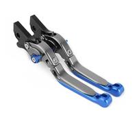Moto Leviers D'embrayage Frein Pour Piaggio Pour Vespa Pour GTS LX Pour LXV 50 125 150 250 300 300ie Accessoires De Moto Levier D'embrayage De Frein Réglable(TITANIUM BLUE)