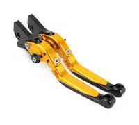 Moto Leviers D'embrayage Frein Pour Piaggio Pour Vespa Pour GTS LX Pour LXV 50 125 150 250 300 300ie Accessoires De Moto Levier D'embrayage De Frein Réglable(GOLD BLACK)