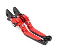 Moto Leviers D'embrayage Frein Pour Piaggio Pour Vespa Pour GTS LX Pour LXV 50 125 150 250 300 300ie Accessoires De Moto Levier D'embrayage De Frein Réglable(RED BLACK)