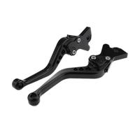 Moto Leviers D'embrayage Frein Pour Royal Pour Enfield 650 Pour Interceptor Leviers De Frein Et D'embrayage Réglables En Aluminium CNC Pour Moto(Short Black)
