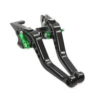 Moto Leviers D'embrayage Frein Pour Tenere700 Pour TENERE 700 2019 2020 2021 2022 Pour XTZ700 Pour XT700Z Leviers De Frein Et D'embrayage Courts Réglables CNC Pour Moto Modifiés(Black Green)