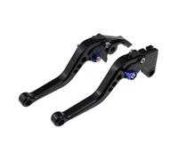 Moto Leviers D'embrayage Frein Pour Trident 660 2021-2024 Pour Daytona 660 2024 Pour Tiger 660 Pour Tiger660 Pour Sport 2022-2024 Leviers D'embrayage Poignées De Frein Courtes(A-Black with Blue)