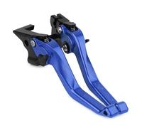 Moto Leviers d'embrayage Leviers De Frein Et D'embrayage Courts, Réglables, Compatible Avec Yamaha Pour FZ1 N S 2001 2002 2003 2004 2005, Accessoires De Moto(Blue)