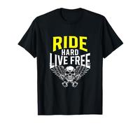 Moto Liberté Route Motard Biker Passion Vitesse Cadeau T-Shirt
