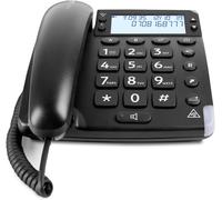 MOTO-Magna 4000 Téléphone Fixe Amplifié +60Db Sur Le Combiné, Avec Touches Espacées, Grand Écran (Noir) [Version Française]