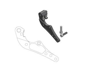 Moto Master Adaptateur de prince de disque avant de 260 mm avec clip Magura