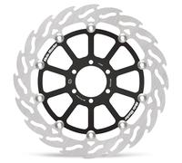 Moto-master Flame Moto Guzzi Audace 1400 Abs 15-17/audace 1400 Carbon Abs 18-20 112445 Floating Front Brake Disc Argenté