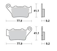 Moto-master Plaquettes De Frein Aprilia 403404