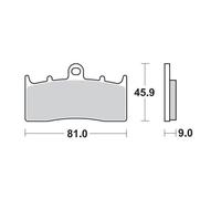 Moto-master Plaquettes De Frein Bmw 405904