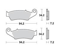 Moto-master Plaquettes De Frein Frittées Aprilia 093411