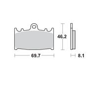 Moto-master Plaquettes De Frein Frittées Beta 099912