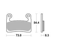 Moto-master Plaquettes De Frein Frittées Bmw 413501