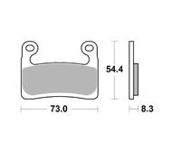 Moto-master Plaquettes De Frein Frittées Bmw 413506