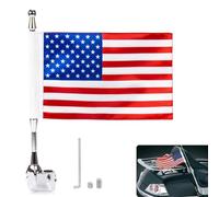 Moto Mât de Drapeau avec Drapeau pour GL1800 Goldwing All Years (United States 1)