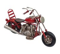 Moto metal rojo