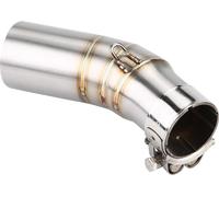 Moto-Mid-tube, raccord d'accessoire de tuyau d'échappement Middle pour l'homme Kawasaki Ninjia 400 18-19