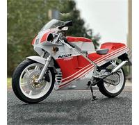 Moto Miniature Alliage épour Chelle 1/12 idéale décorer Ordinateur Bureau Parfaite modèles réduits Motos Course Tout-Terrain comme Cadeau pour Honda NSR 250R SP R4 Rothmans MC18(Black- Silver)