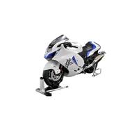 Moto Miniature Collection 1:6 Pour Grand Suzuki Hayabusa Bootable Sprayable Dynamique Alliage Électrique Moto Jouet Modèle Véhicules De Course Cadeau Jouetspetits Grands - A Partir 3 Ans(White)