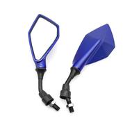 Moto Miroir Pièces De Rechange Pour Universelles Pour Rétroviseurs De Moto Rétroviseurs Motos(Blue)