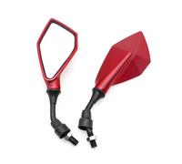 Moto Miroir Pièces De Rechange Pour Universelles Pour Rétroviseurs De Moto Rétroviseurs Motos(Red)