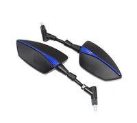 Moto Miroir Pour R1200GS Pour R1200 GS Pour RT R1200RT Rétroviseur De Moto Universel 10mm Rétroviseurs Gauche Et Droit Rétroviseur Latéral Du Boîtier(Blue)