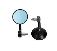 Moto Miroir Pour TRIUMPH Pour STREET Pour TWIN Pour BONNEVILLE T120 T100 Accessoires De Moto Rétroviseurs Rétroviseurs Latéraux Embout Guidon Rétroviseur (Size : B black)